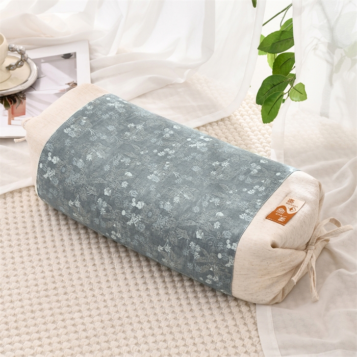 91家纺网 家纺一手货源 找家纺 织布人 2025新款荞麦枕棉麻水墨画可调节高度颈椎枕头成人专用硬高枕芯 棉麻水墨画可调节枕-烟雨江南 58x30CM/只