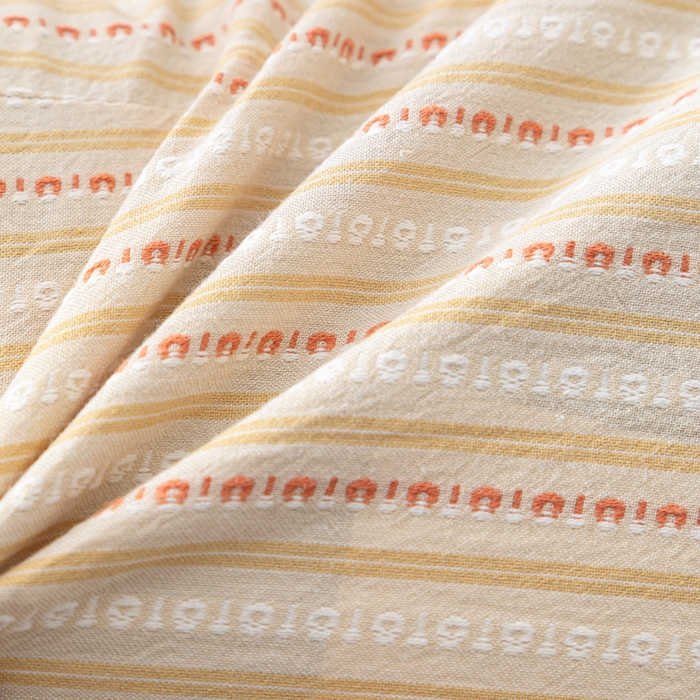 91家纺网 家纺一手货源 找家纺 织布人 2025新款荞麦枕全棉条纹花边护颈全荞麦壳枕头成人家用助眠硬枕芯 全棉条纹花边护颈枕-浅黄 50x20cm/只