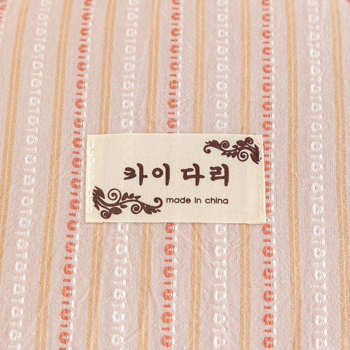 91家纺网 家纺一手货源 找家纺 织布人 2025新款荞麦枕全棉条纹面包立体荞麦护颈椎助眠枕头牵引硬枕芯 全棉条纹面包荞麦枕-粉色 52x32cm/只