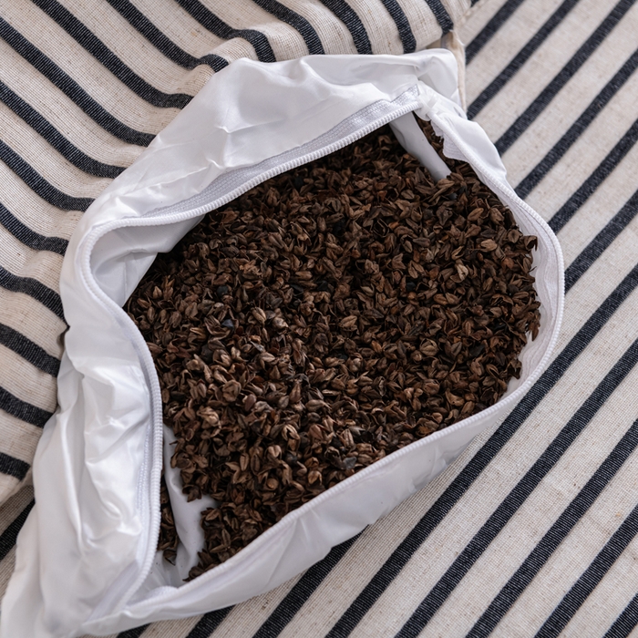 91家纺网 家纺一手货源 找家纺 织布人 2025新款荞麦枕棉麻韩式无印风元宝枕头全荞麦颈椎高枕硬枕芯 日式三角组合枕-细黑条纹 组合枕-方枕：48x28cm/只 三角枕：48x16cm/只