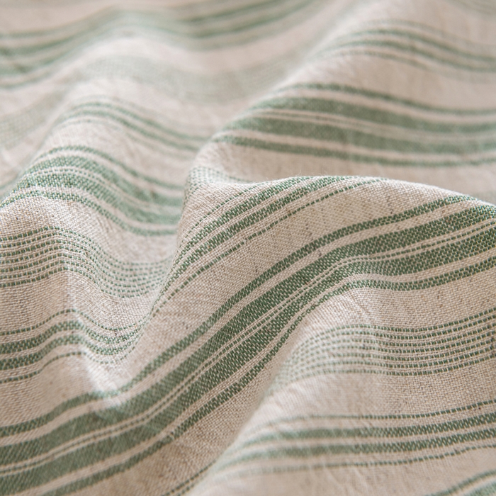 91家纺网 家纺一手货源 找家纺 织布人 2025新款荞麦枕棉麻韩式无印风元宝枕头全荞麦颈椎高枕硬枕芯 日式三角组合枕-绿条纹 组合枕-方枕：48x28cm/只 三角枕：48x16cm/只