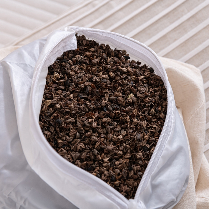 91家纺网 家纺一手货源 找家纺 织布人 2025新款荞麦枕棉麻韩式无印风元宝枕头全荞麦颈椎高枕硬枕芯 日式三角组合枕-灰白条纹 组合枕-方枕：48x28cm/只 三角枕：48x16cm/只