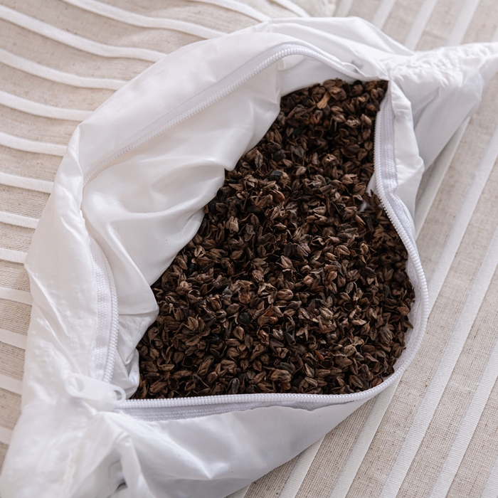 91家纺网 家纺一手货源 找家纺 织布人 2025新款荞麦枕棉麻韩式无印风元宝枕头全荞麦颈椎高枕硬枕芯 日式三角组合枕-灰白条纹 组合枕-方枕：48x28cm/只 三角枕：48x16cm/只