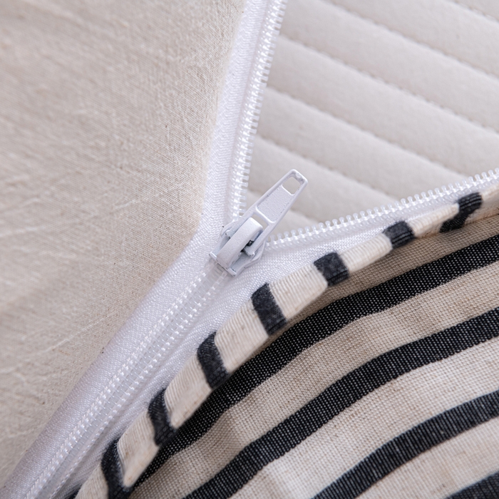 91家纺网 家纺一手货源 找家纺 织布人 2025新款荞麦枕棉麻韩式无印风元宝枕头全荞麦颈椎高枕硬枕芯 日式三角组合枕-细黑条纹 组合枕-方枕：48x28cm/只 三角枕：48x16cm/只