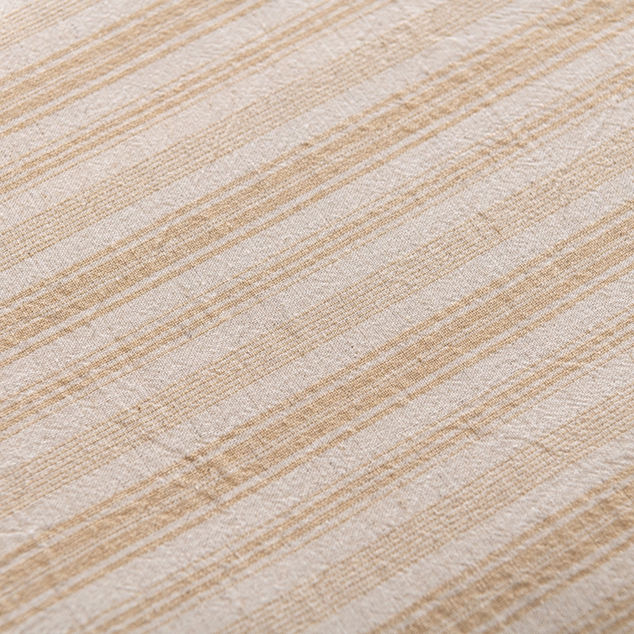 91家纺网 家纺一手货源 找家纺 织布人 2025新款荞麦枕棉麻韩式无印风元宝枕头全荞麦颈椎高枕硬枕芯 日式三角组合枕-细咖条纹 组合枕-方枕：48x28cm/只 三角枕：48x16cm/只