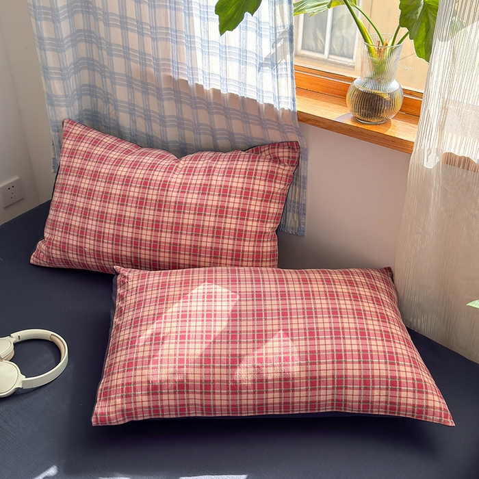 91家纺网 家纺一手货源 找家纺 罗亿家纺 2025新款云感双层纱印花四件套 童话-圣诞