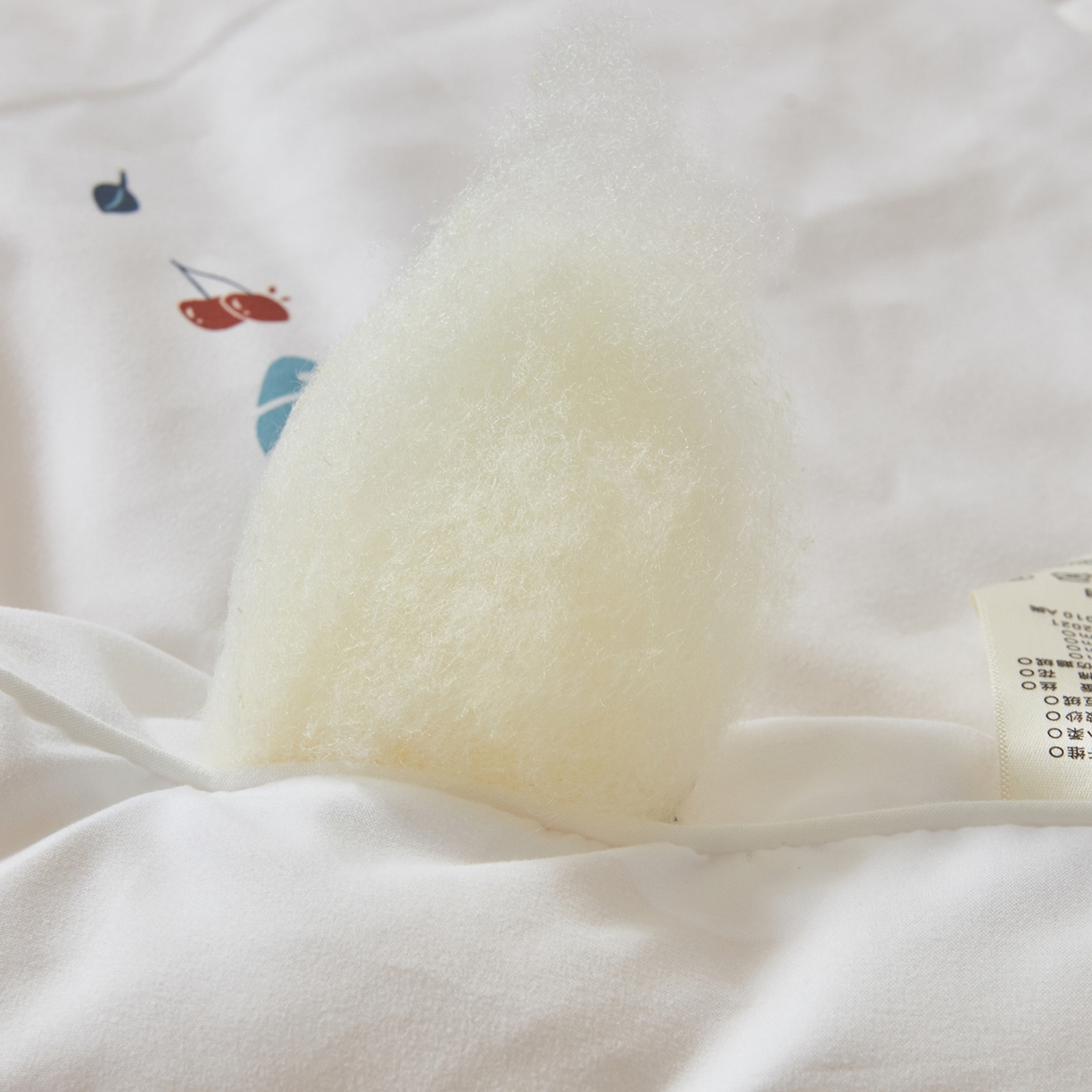 91家纺网 家纺一手货源 找家纺 尊妙被业 2025新款棉小柔大豆被被子被芯春秋被子母被直播批发夏被 春之笙-白色