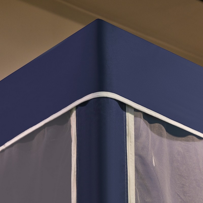 91家纺网 家纺一手货源 找家纺 雪姿家纺 2025新款A类大版印花款物理强遮光纳米技术环保透气超强遮光防蚊学生坐床蚊帐 雨猫精灵