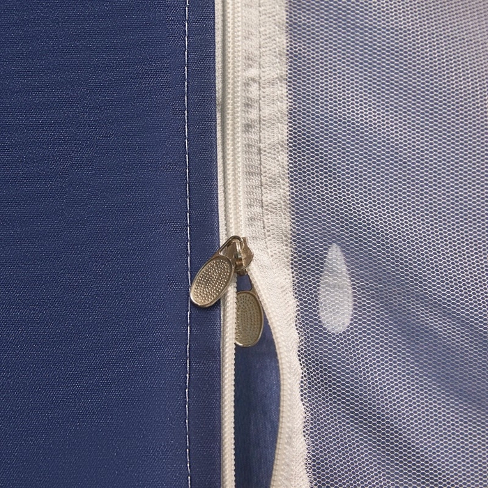 91家纺网 家纺一手货源 找家纺 雪姿家纺 2025新款A类大版印花款物理强遮光纳米技术环保透气超强遮光防蚊学生坐床蚊帐 雨猫精灵