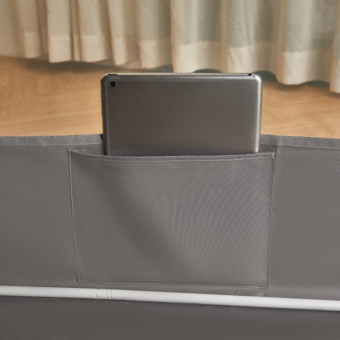 91家纺网 家纺一手货源 找家纺 雪姿家纺 2025新款A类大版印花款物理强遮光纳米技术环保透气超强遮光防蚊学生坐床蚊帐 俏皮小黑