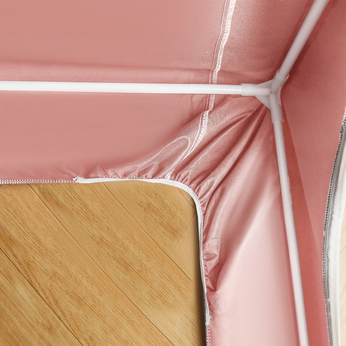 91家纺网 家纺一手货源 找家纺 雪姿家纺 2025新款A类大版印花款物理强遮光纳米技术环保透气超强遮光防蚊学生坐床蚊帐 甜心兔