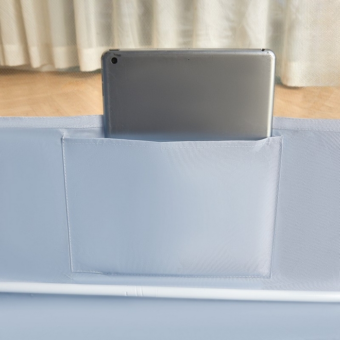 91家纺网 家纺一手货源 找家纺 雪姿家纺 2025新款A类大版印花款物理强遮光纳米技术环保透气超强遮光防蚊学生坐床蚊帐 幸运狗