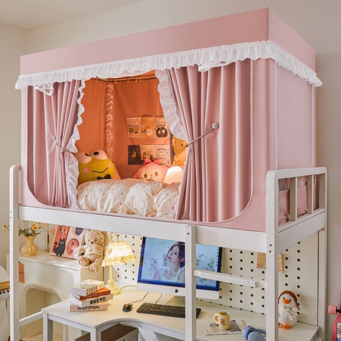 91家纺网 家纺一手货源 找家纺 （总）雪姿家纺 2025新款圆顶公主风落地蚊帐-倾城