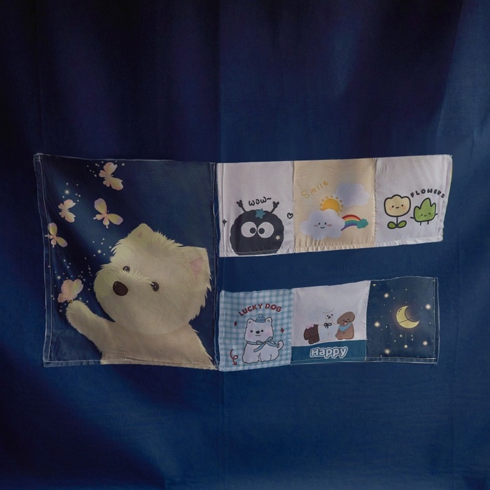 91家纺网 家纺一手货源 找家纺 雪姿家纺 2025新款A类纯色花边款物理强遮光纳米技术环保透气超强遮光防蚊学生坐床蚊帐 纯色花边款-宝石蓝