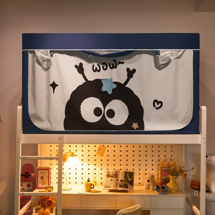 91家纺网 家纺一手货源 找家纺 （总）雪姿家纺 2025新款A类大版印花款物理强遮光纳米技术环保透气超强遮光防蚊学生坐床蚊帐