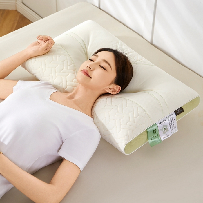 91家纺网 家纺一手货源 找家纺 （总）大熊枕芯 2025新款亲肤舒适艾草护颈枕枕头枕芯