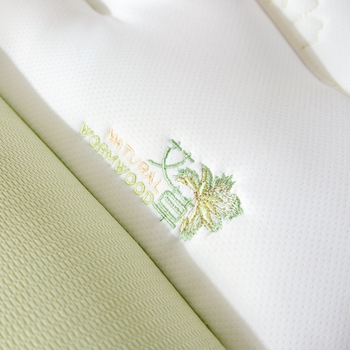 91家纺网 家纺一手货源 找家纺 大熊枕芯 2025新款亲肤舒适艾草牵引枕枕头枕芯 艾草牵引枕 45x70cm/只