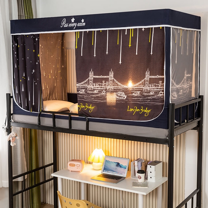 91家纺网 家纺一手货源 找家纺 （总）兆星家纺 2025新款普通上下铺蚊帐