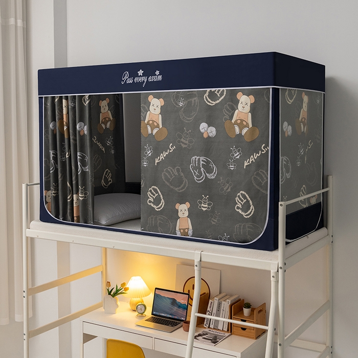 兆星家纺 2025新款普通上下铺蚊帐 乐呵呵