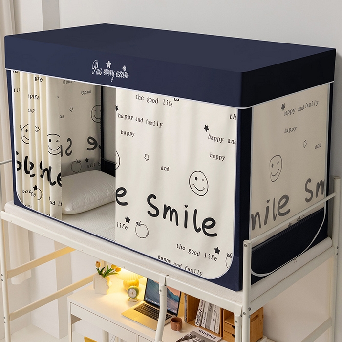 91家纺网 家纺一手货源 找家纺 兆星家纺 2025新款普通上下铺蚊帐 小甜趣