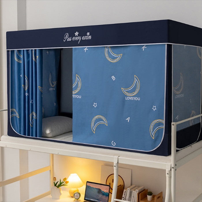 兆星家纺 2025新款普通上下铺蚊帐 月光