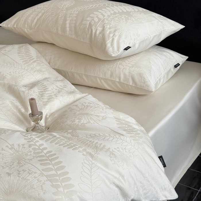 91家纺网 家纺一手货源 找家纺 （总）鹿班家居 2025春夏新款100s长绒棉纯棉云感超柔厚织提花浮雕四件套-半阙清欢（标准会员-20元）