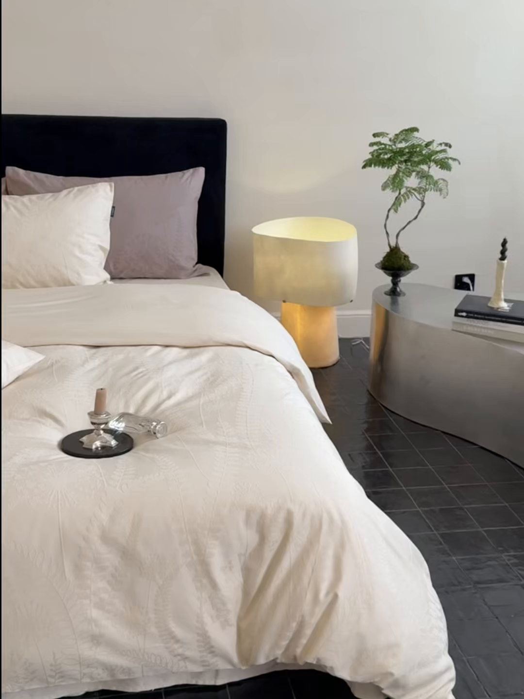 91家纺网 家纺一手货源 找家纺 （总）鹿班家居 2025春夏新款100s长绒棉纯棉云感超柔厚织提花浮雕四件套-半阙清欢（标准会员-20元）