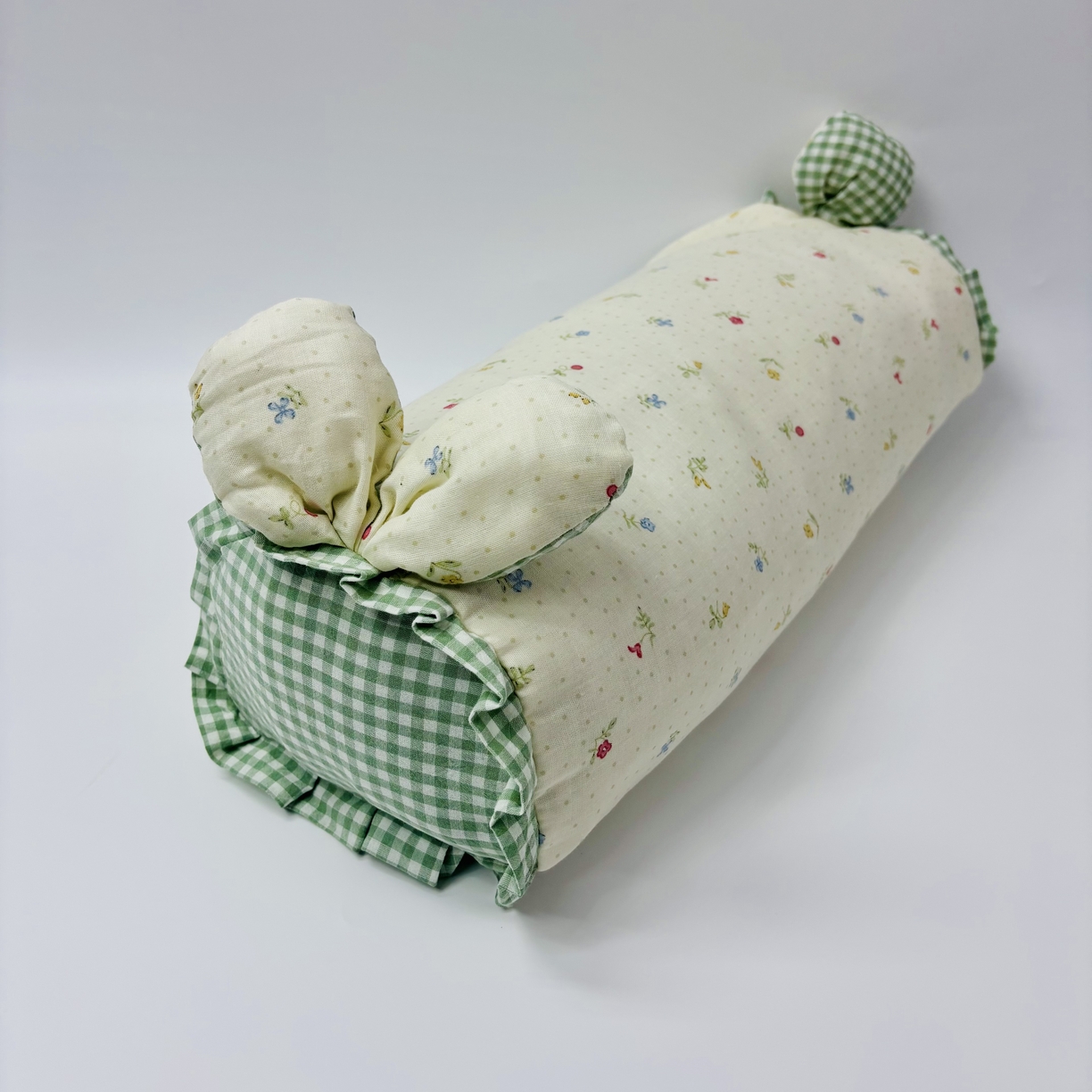 91家纺网 家纺一手货源 找家纺 （总）露函家居 2025新款直播爆款田园兔-全棉双层纱荞麦枕芯卡通儿童学生成人护颈枕