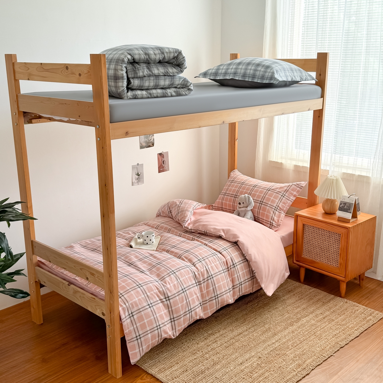 91家纺网 家纺一手货源 找家纺 （总）卡罗兰 2025新款学生季水洗棉磨毛三件套