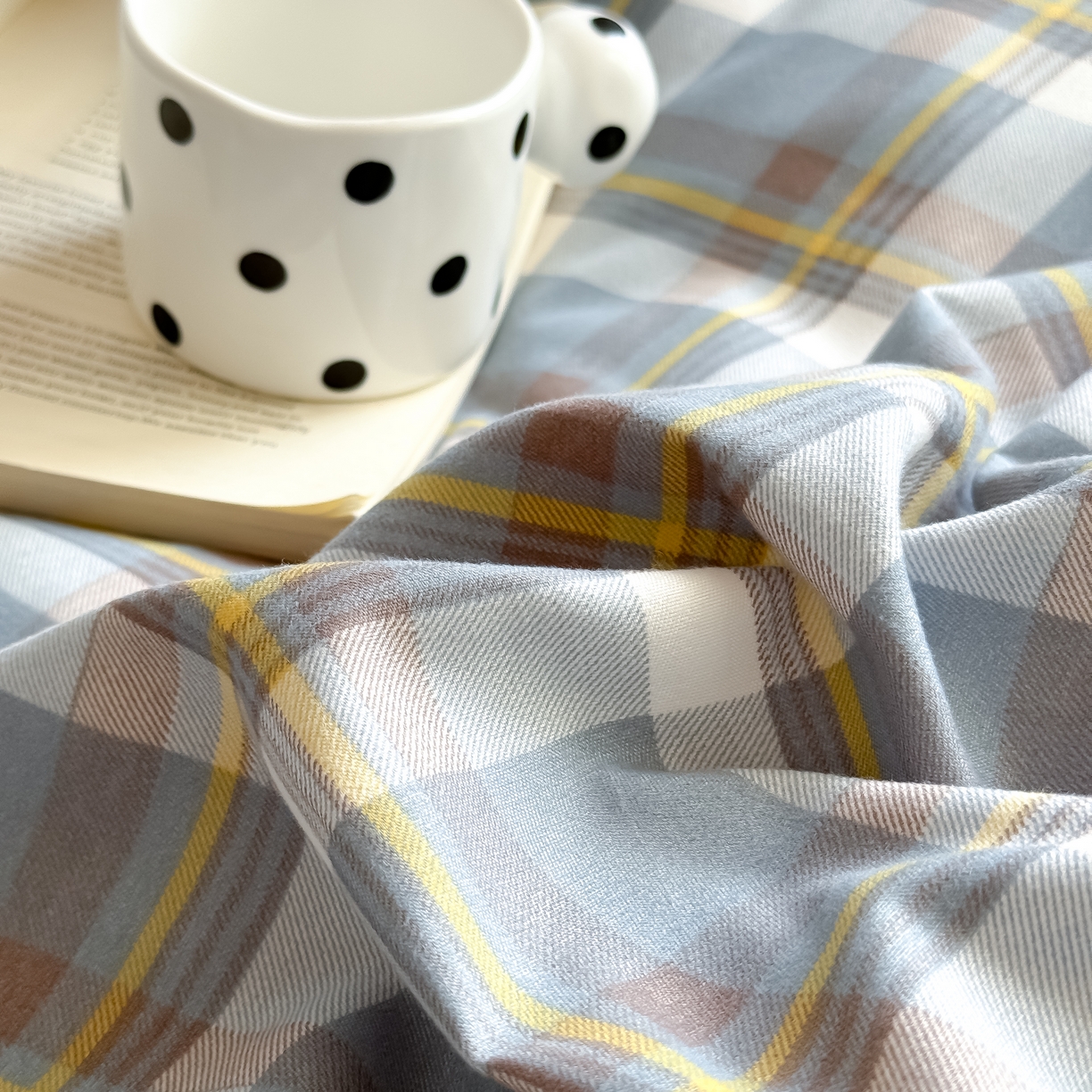 91家纺网 家纺一手货源 找家纺 （总）卡罗兰 2025新款学生季水洗棉磨毛三件套