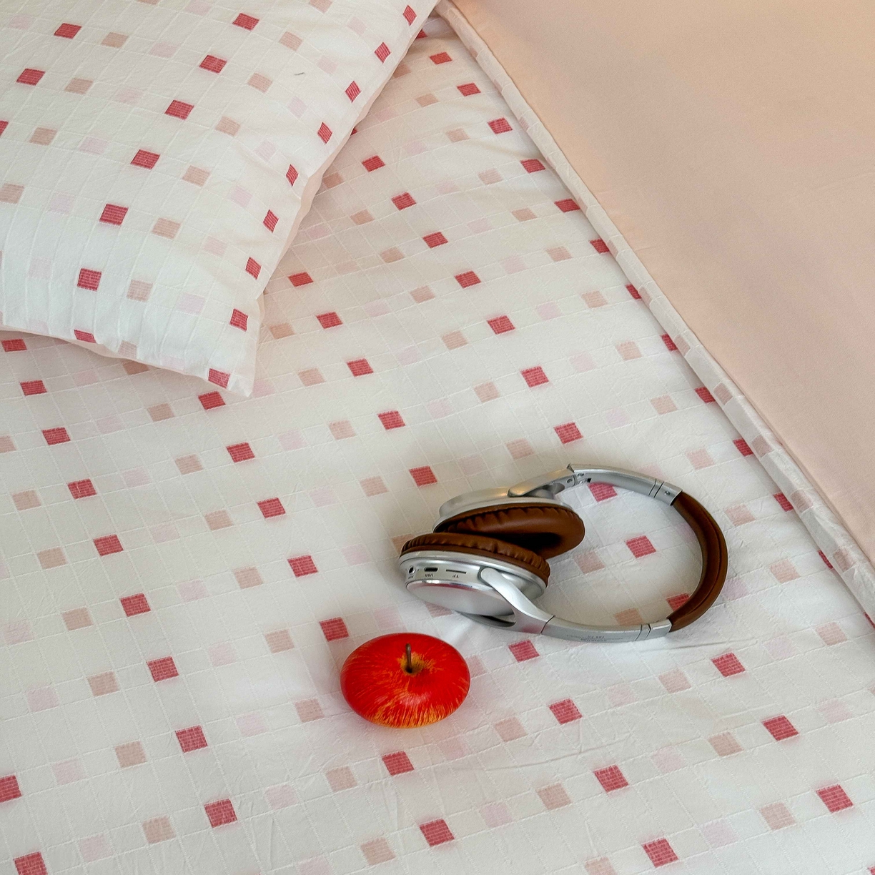 91家纺网 家纺一手货源 找家纺 （总）山舍家居 2025新款全棉纯棉色织提花四件套系列-方糖