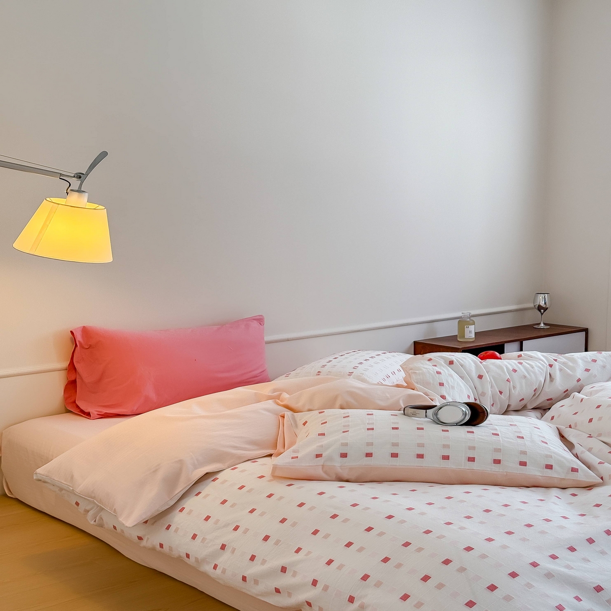 91家纺网 家纺一手货源 找家纺 （总）山舍家居 2025新款全棉纯棉色织提花四件套系列-方糖