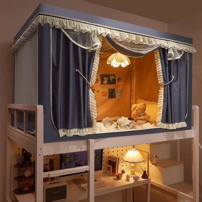 91家纺网 家纺一手货源 找家纺 （总）星际优品 2025新款拉链式坐床防摔蚊帐-经典系列