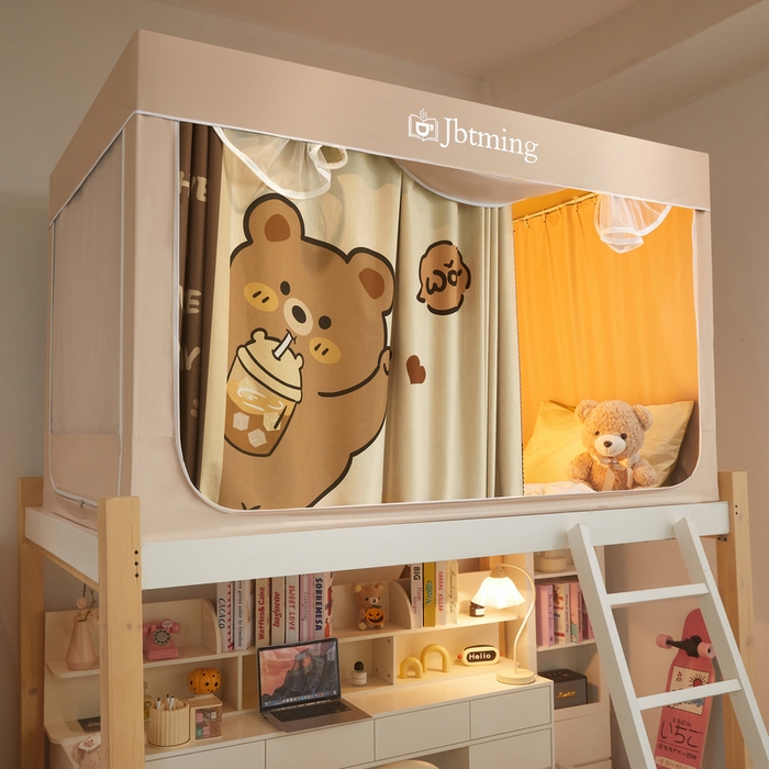 91家纺网 家纺一手货源 找家纺 （总）星际优品 2025新款拉链式坐床防摔蚊帐-经典系列