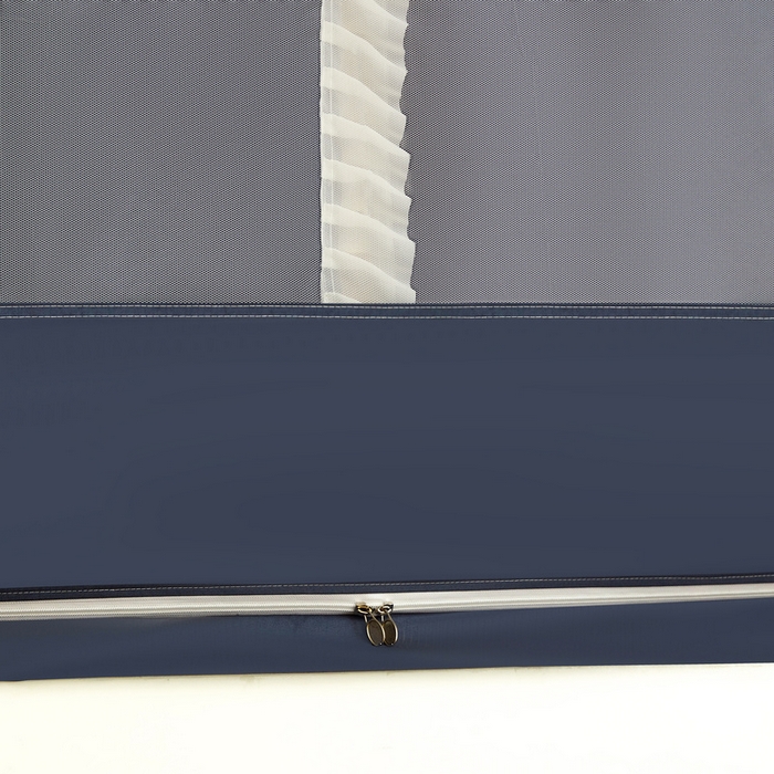 91家纺网 家纺一手货源 找家纺 星际优品 2025新款学生蚊帐遮光床帘植绒环保遮光帘99%遮光-花边款学生蚊帐 花边款-藏青