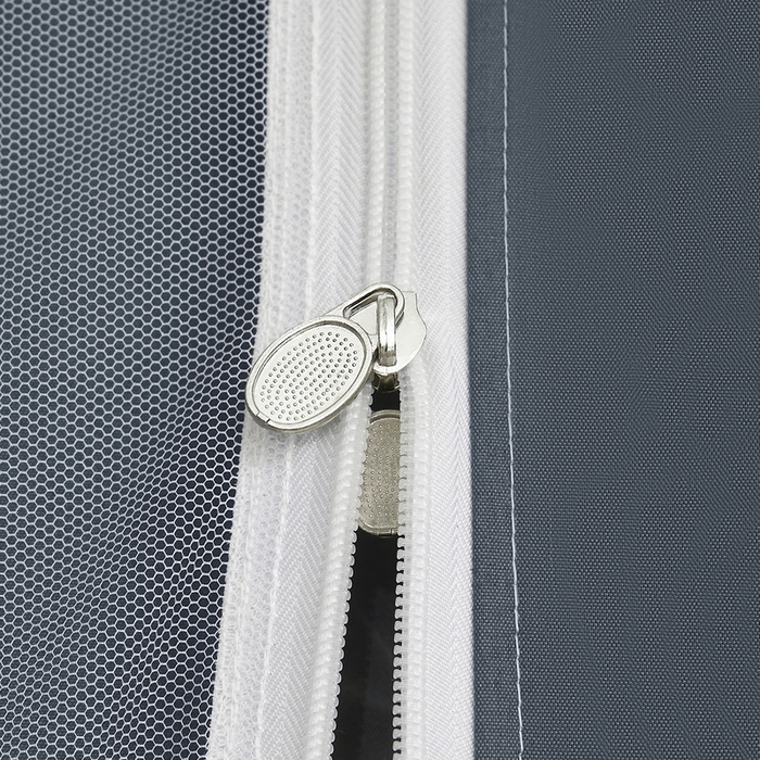 91家纺网 家纺一手货源 找家纺 星际优品 2025新款学生蚊帐遮光床帘植绒环保遮光帘99%遮光-纯色款学生蚊帐 深灰-纯色