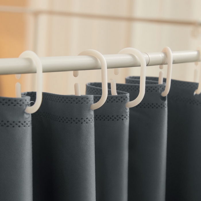 91家纺网 家纺一手货源 找家纺 星际优品 2025新款学生蚊帐遮光床帘植绒环保遮光帘99%遮光-纯色款学生蚊帐 深灰-纯色