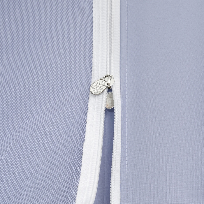 91家纺网 家纺一手货源 找家纺 星际优品 2025新款学生蚊帐遮光床帘植绒环保遮光帘99%遮光-纯色款学生蚊帐 银灰-纯色