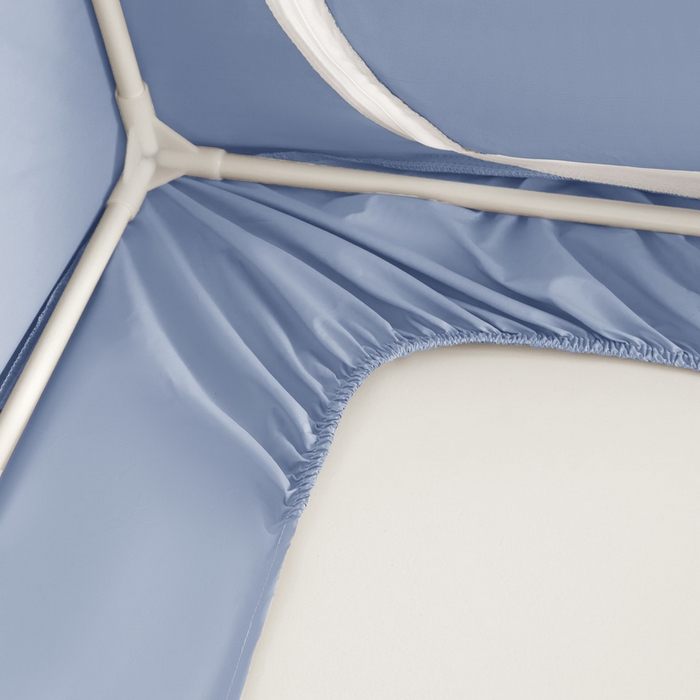 91家纺网 家纺一手货源 找家纺 星际优品 2025新款学生蚊帐遮光床帘植绒环保遮光帘99%遮光-纯色款学生蚊帐 银灰-纯色