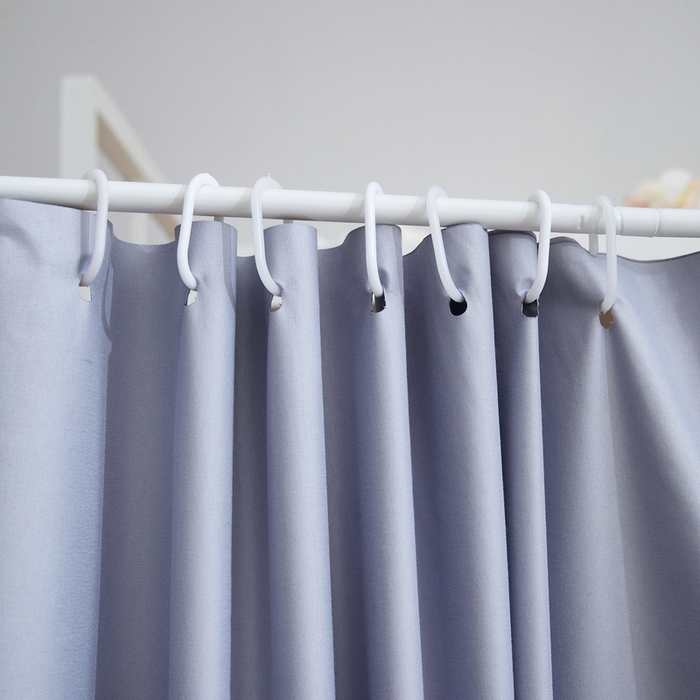 91家纺网 家纺一手货源 找家纺 星际优品 2025新款学生蚊帐遮光床帘植绒环保遮光帘99%遮光-花边款学生蚊帐 花边款-浅银灰