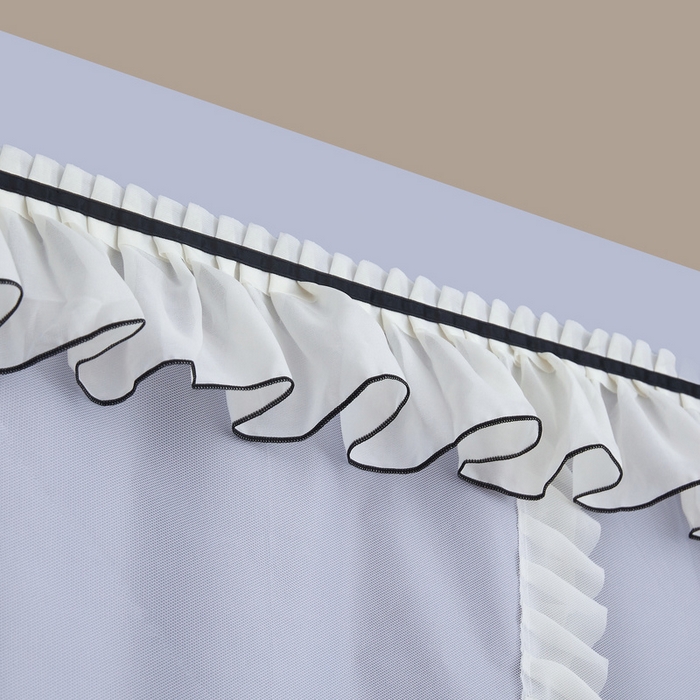 91家纺网 家纺一手货源 找家纺 星际优品 2025新款学生蚊帐遮光床帘植绒环保遮光帘99%遮光-花边款学生蚊帐 花边款-浅银灰