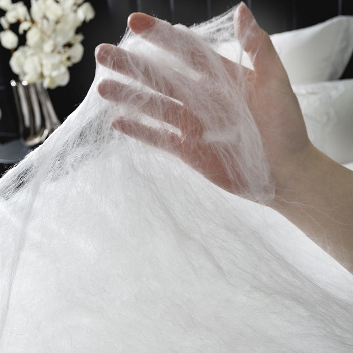 91家纺网 家纺一手货源 找家纺 （总）岚司羽 2025新款长绒棉双宫特级桑蚕丝可透视被子被芯