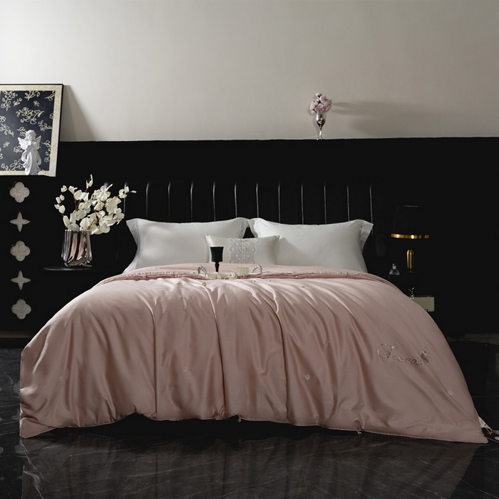 91家纺网 家纺一手货源 找家纺 岚司羽 2025新款长绒棉双宫特级桑蚕丝可透视被子被芯 双宫特级桑蚕丝-粉