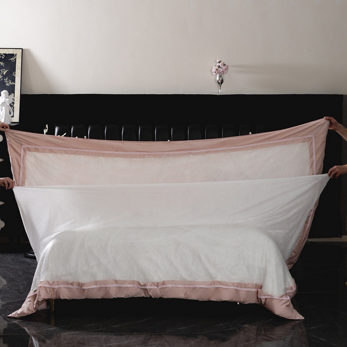 91家纺网 家纺一手货源 找家纺 岚司羽 2025新款长绒棉双宫特级桑蚕丝可透视被子被芯 双宫特级桑蚕丝-粉