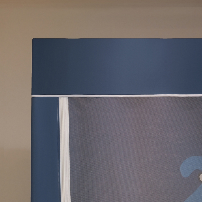 91家纺网 家纺一手货源 找家纺 （总）星际优品 2025新款学生蚊帐遮光床帘植绒环保遮光帘99%遮光-印花款学生蚊帐-二