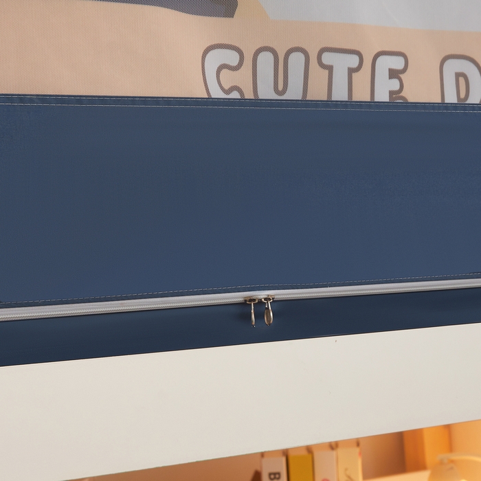 91家纺网 家纺一手货源 找家纺 （总）星际优品 2025新款学生蚊帐遮光床帘植绒环保遮光帘99%遮光-印花款学生蚊帐-二