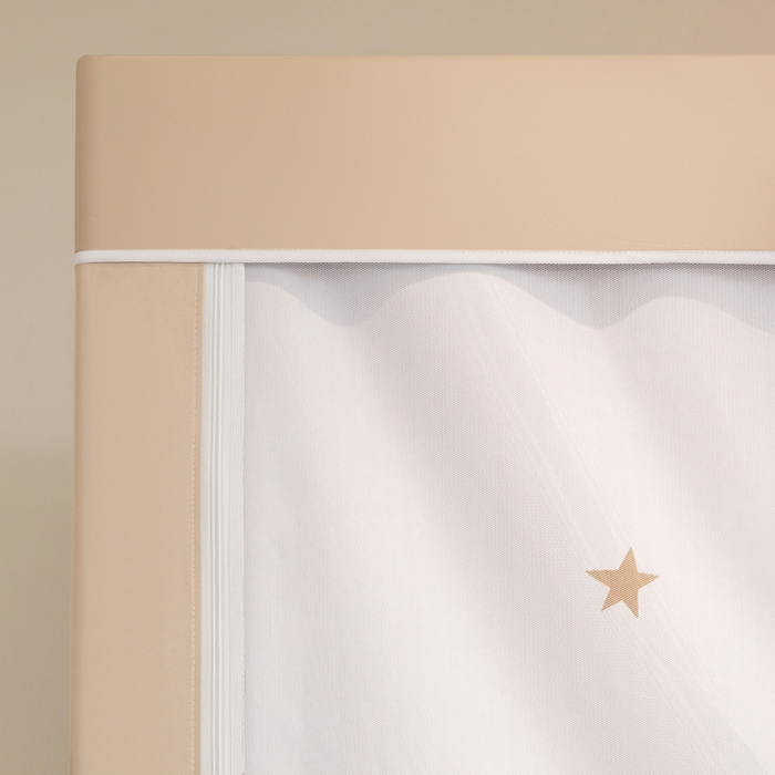 91家纺网 家纺一手货源 找家纺 星际优品 2025新款学生蚊帐遮光床帘植绒环保遮光帘99%遮光-印花款学生蚊帐-一 布丁猫-米杏