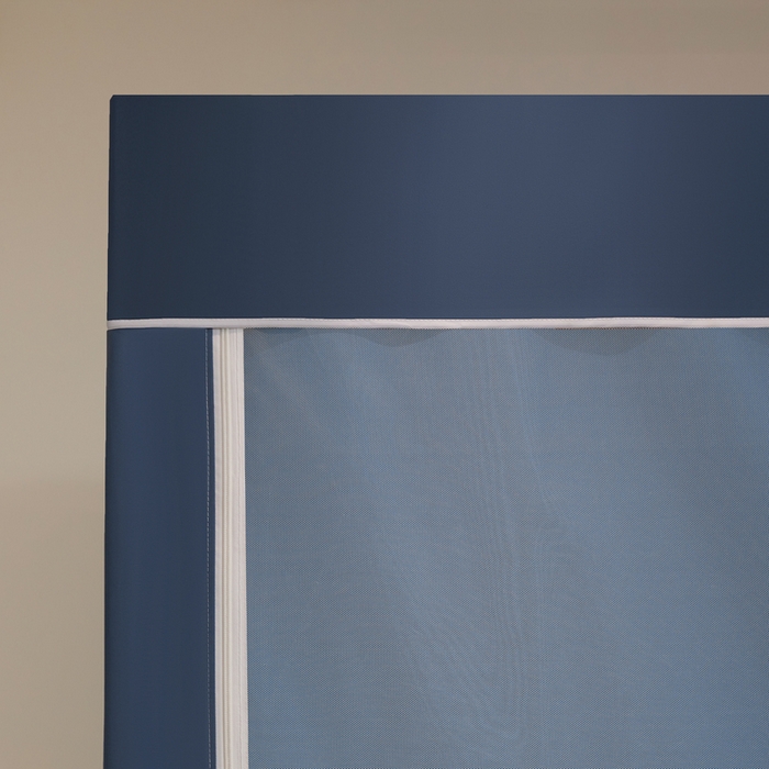 91家纺网 家纺一手货源 找家纺 星际优品 2025新款学生蚊帐遮光床帘植绒环保遮光帘99%遮光-印花款学生蚊帐-一 黑猫-藏青