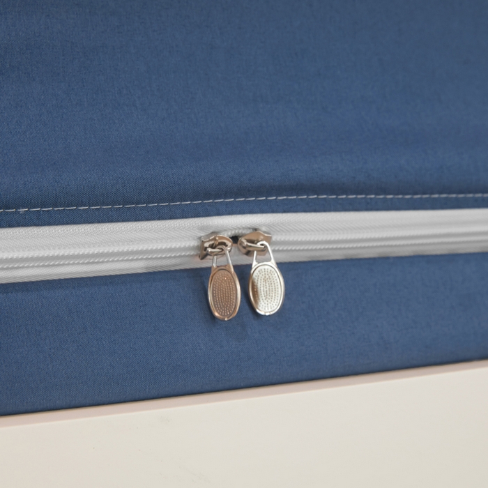 91家纺网 家纺一手货源 找家纺 星际优品 2025新款学生蚊帐遮光床帘植绒环保遮光帘99%遮光-印花款学生蚊帐-一 黑猫-藏青