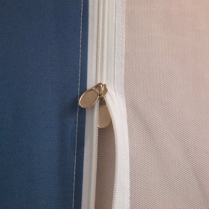 91家纺网 家纺一手货源 找家纺 星际优品 2025新款学生蚊帐遮光床帘植绒环保遮光帘99%遮光-印花款学生蚊帐-一 卡皮巴拉-藏青